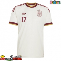 Camisa de Futebol Espanha Nico Williams #17 Equipamento Secundário Mundo 2026 Manga Curta